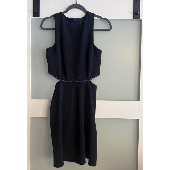 Topshop Dresses & Skirts - Topshop Beaded Cutout Dress